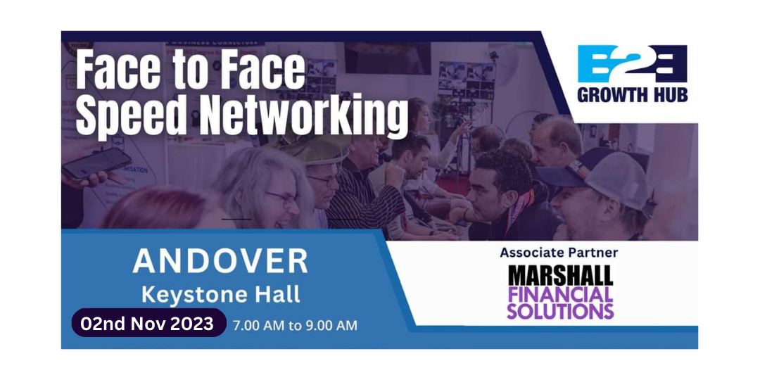 Andover Face 2 Face Morning Speed Networking - 02nd Nov 2023